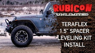 Teraflex 15” Spacer Leveling Kit Install [upl. by Eleynad]