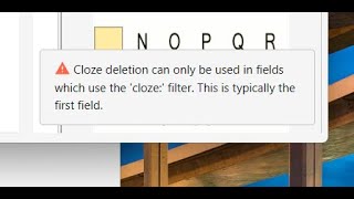 Anki Image Occlusion  Cloze deletion can only be used in fields which use the cloze filter [upl. by Ad700]