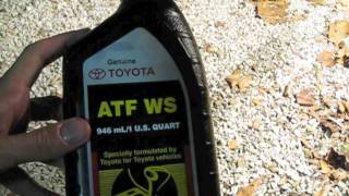 How to change transmission fluid in an 07 Toyota Tacoma V6 PreRunner 20052010 models [upl. by Keli]