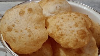 greenaskitchenbaturahow to make crispy bhatura in Malayalambattoora [upl. by Nnyledam]