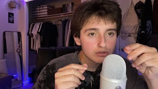 ASMR Breathy amp Repetitive Whispers w Bare Mic scratching amp Hand Sounds [upl. by Anasxor461]