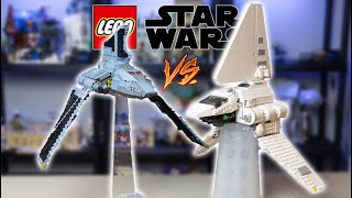 LEGO Star Wars Bad Batch Shuttle 75314 vs Imperial Shuttle 75302 COMPARISON 4K [upl. by Ahseenat]