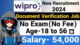 Wipro Recruitment WIPRO Work From Home Jobs  Jobs July Aug 2024Wipro Job Apply 2024 [upl. by Anerroc]