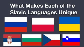 What Makes Each of the Slavic Languages Unique Russian Polish Ukrainian and more [upl. by Htennaj402]