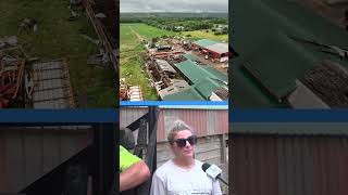 Family predicts itll take 5 years to rebuild the farm after tornado [upl. by Margaux]