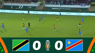 Tanzanie contre RD Congo 00 Résumé  Coupe dAfrique des Nations 2023 [upl. by Bjorn]