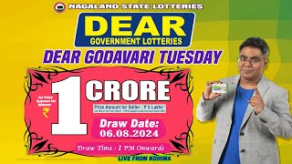 LOTTERY SAMBAD DEAR 1 PM 06082024 NAGALAND LOTTERY LIVE DEAR LOTTERY LIVE LOTTERY SAMBAD [upl. by Eiramlehcar]