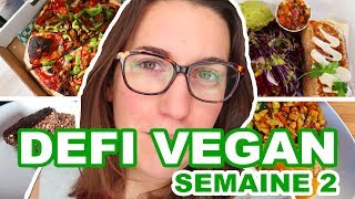 DEFI VEGAN  SEMAINE 2  CAM cest elle [upl. by Rahsab]