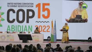 At UNCCD COP15 Sadhguru Presents a Practical 3Pronged Strategy to SaveSoil  Sadhguru [upl. by Ravi930]