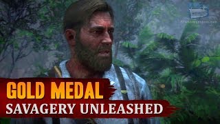 Red Dead Redemption 2  Mission 59  Savagery Unleashed Gold Medal [upl. by Lehrer]