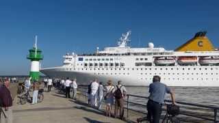 COSTA VOYAGER  Auslaufen in Travemünde 9613 [upl. by Salisbarry]