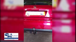 Peugeot 308 2017 Hatchback Dedicated Towbar and Electrics  John Ingham Towing Ltd Wesfalia [upl. by Aihsekram]