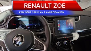 RENAULT ZOE KABLOSUZ CARPLAY amp ANDROİD AUTO ANKARA ÇETİNGARAJ [upl. by Svend]