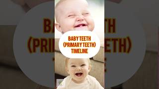 When do first tooth of your child appearPrimary teethsequence of eruptionbaby teeth timeline [upl. by Eirena]