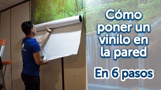 Cómo poner un vinilo en la pared 💡 [upl. by Hotze]