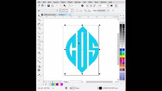 CorelDRAW Tutorial  Creative a Graphic design coreldesign coreldraw tutorial coreldrawtutorial [upl. by Rifkin]