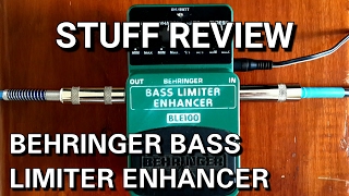 STUFF REVIEW  BEHRINGER BASS LIMITER ENHANCER BLE100 HD [upl. by Yniatirb]