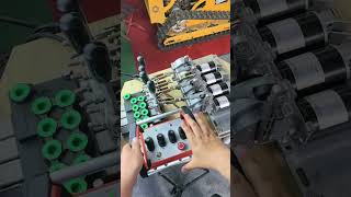 proportional coil Waterproof motor crane wireless remote control Joystickfassiunicefferxcmg [upl. by Einobe]