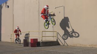 RAD SANTA 2019  Sunday Bikes ft Aaron Ross Brett Silva Ben Allen Jared Duncan and more  BMX [upl. by Sidwel]