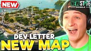 NEW MAP CONFIRMED NEW STATE MOBILE DEV LETTER REACTION [upl. by Wojcik587]