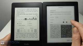 Kindle Paperwhite vs Kobo Aura H2O Comparison Review [upl. by Dnilazor]