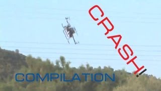 QUADCOPTER CRASH Compilation  2012 [upl. by Yanat]