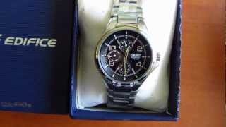 Casio Edifice EF316D1A видео обзор [upl. by Aieka]