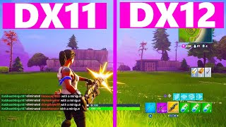 Fortnite DirectX 11 vs DirectX 12 performance Comparison  DX11 vs DX 12 GTX 1060 [upl. by Pollak]