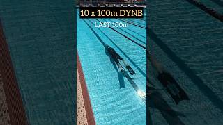 10 x 100m DYNB Freedive Training [upl. by Hasen211]