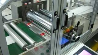 Paper Wiper Making Machine [upl. by Ettelloc]