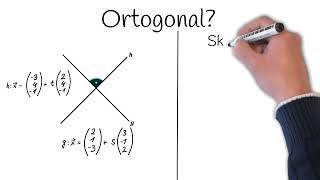 Orthogonale Vektoren  Skalarprodukt [upl. by Ardnalac]