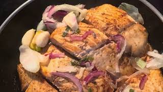 Honey Garlic Salmon  Quick amp Easy Dinner Recipe [upl. by Norval]