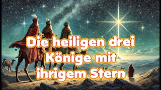 Die heiligen drei Könige mit ihrigem Stern  Sternsingerlied mit Text zum Mitsingen [upl. by Mlehliw]