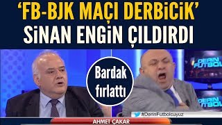 Ahmet Çakar quotderbicikquot dedi Sinan Engin çıldırdı Bardaklar havalarda [upl. by Iror]