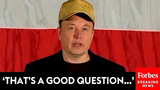 Voter Asks Elon Musk What His First Steps Will Be If He Is Put In Charge Of Government Efficiency [upl. by Nosniv]