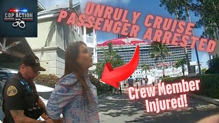 Vacation ends in JAIL Virgin Voyages cruise passenger ARRESTED after injuring crew member [upl. by Egni]