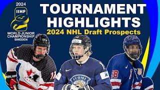 2024 World Juniors HIGHLIGHTS  NHL Draft [upl. by Adnaram909]