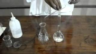 Iorn content of Galvanized Wire  Chemistry Practicals for AL [upl. by Martella]