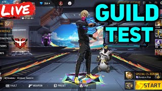 GUILD TEST LIVE FREE FIRE [upl. by Atteynod427]