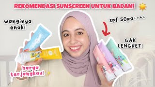 SUNSCREEN BADAN MURAH  Azarine body guard moisturizer sunscreen review [upl. by Ardnahsal]