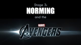 Tuckman Model Stage 3 Norming and the Avengers [upl. by Anifesoj772]