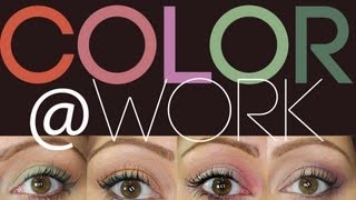 4 Ways to Wear Colorful Eyeshadow to Work  Makeup Geek [upl. by Meehar536]