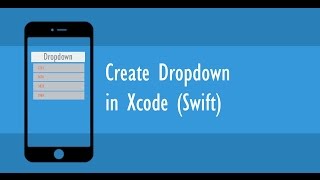 Dropdown menu in xcode using picker view and textboxswift [upl. by Joycelin]