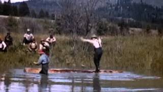 USFS  Historical Footage Clearwater Log Drives  1938 [upl. by Perlie858]