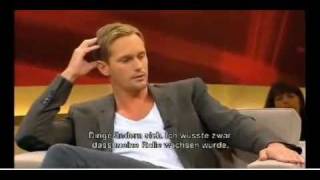 Alexander Skarsgard interview on German TV Show part 1 [upl. by Theran]