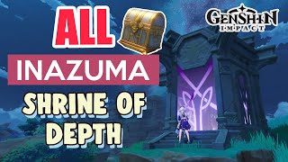 ALL INAZUMA SHRINE OF DEPTHS LOCATIONS 【 Genshin Impact 】 [upl. by Cleveland457]