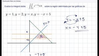 Integral doble en regiones generales 3 [upl. by Castorina97]