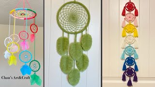 3 DIY Dreamcatcher  Wall Hanging Craft Ideas  Home decor  Woolen Craft [upl. by Kippar421]