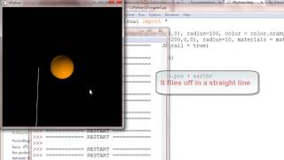 Modeling Elliptical Orbits with Visual Python [upl. by Ajiat]