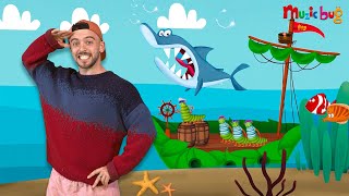 A Sailor Went To Sea with Josh  Muzicbug Nursery Rhymes and Kids Songs [upl. by Erdnaek]